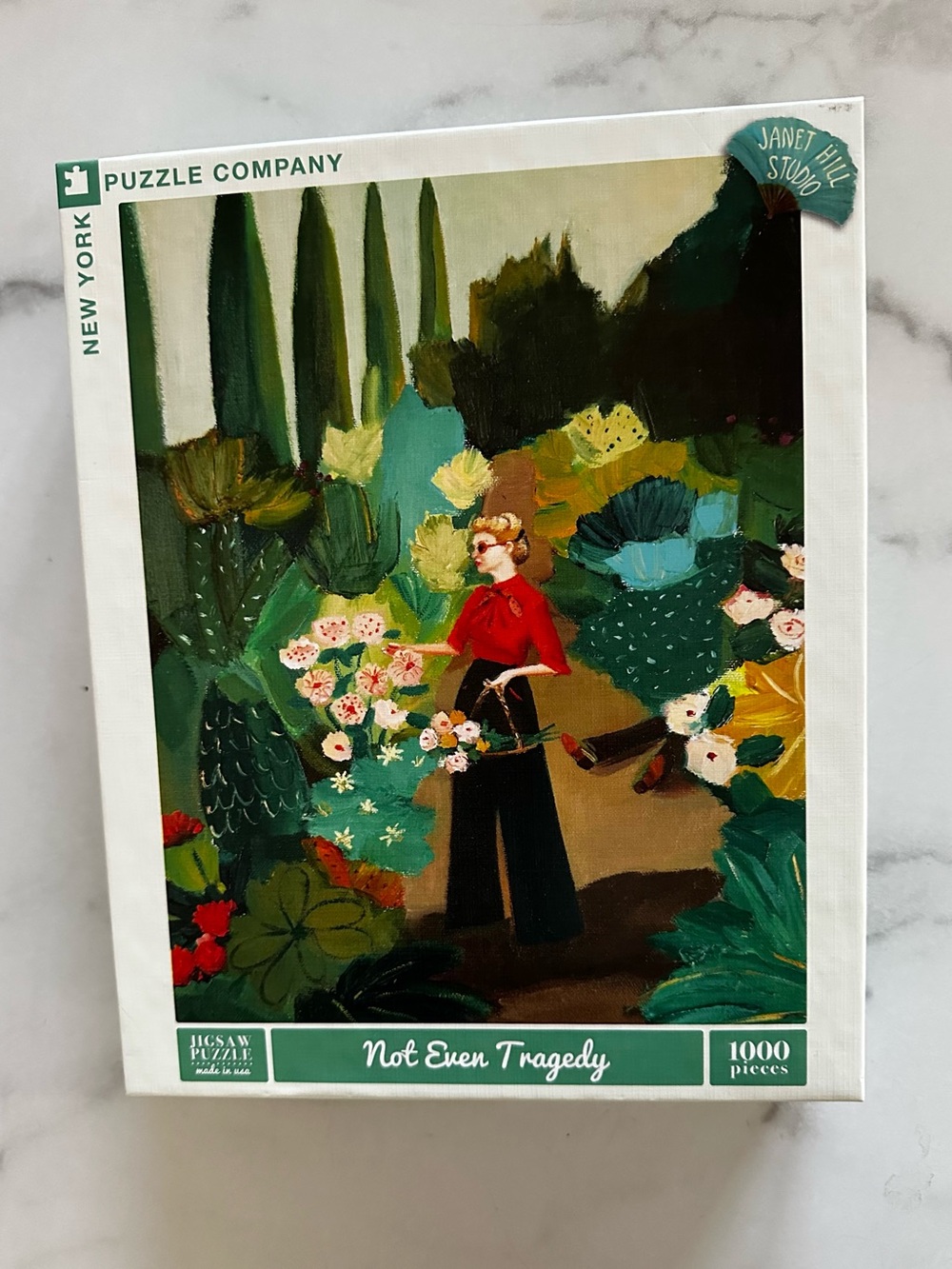 New York Puzzle Company - Not Even Tragedy by Janet Hill 1000 Piece Puzzle